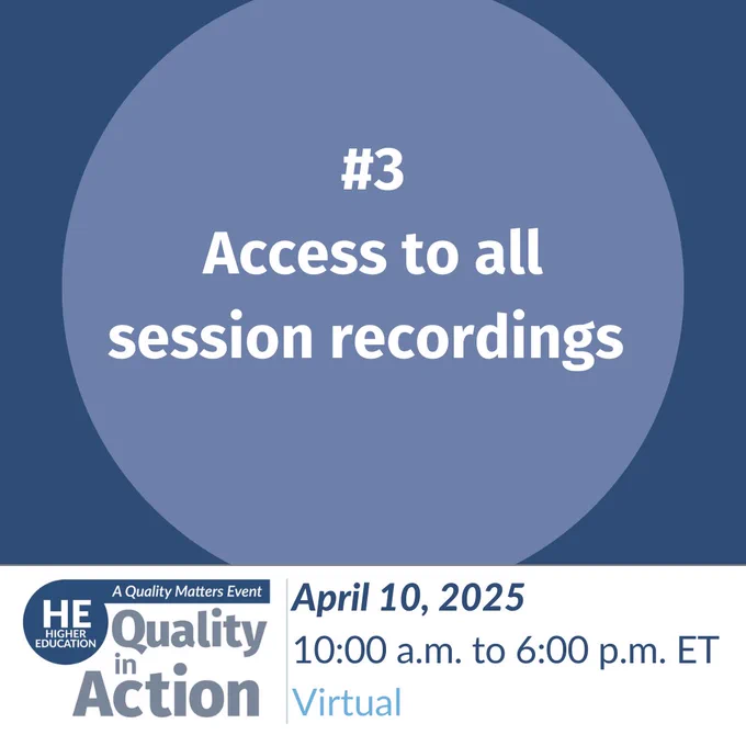 #3 - Access to all session recordings