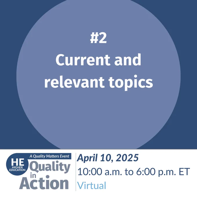 #2 - Current and relevant topics