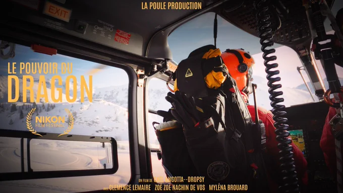 Affiche du court métrage « le pouvoir du dragon »