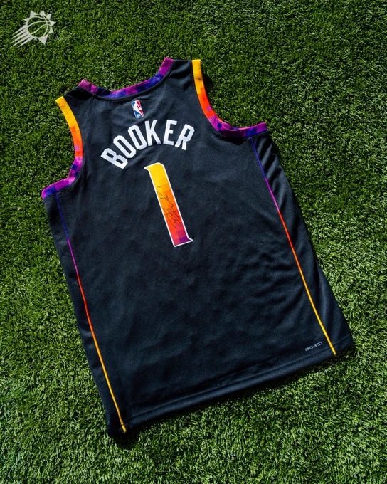 Devin Booker signed Statement Edition Jersey