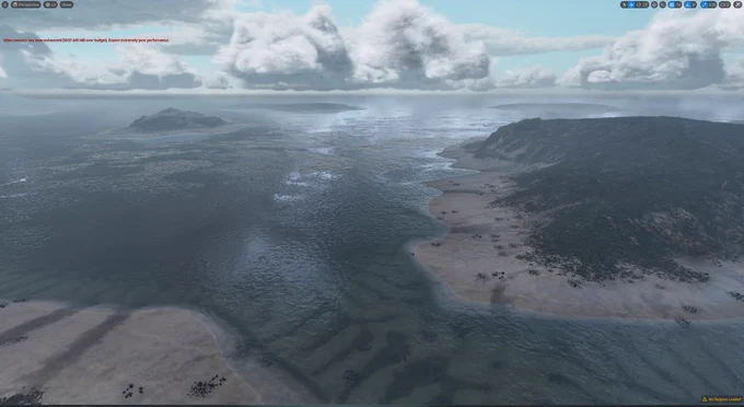 WIP Shot of the Tropics biome for the TSW Ascended Map