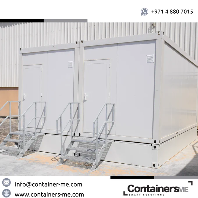 portable office for warehouse made using modular prefab container