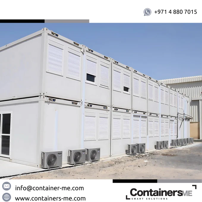 portable office for warehouse made using modular prefab container