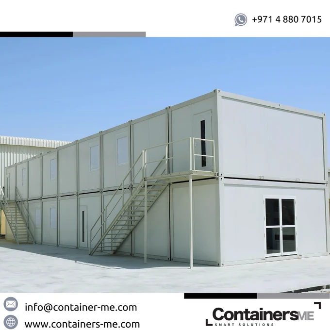 portable office for warehouse made using modular prefab container