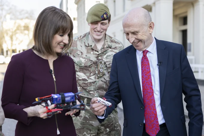 Chancellor Rachel Reeves and Defence Secretary John Healey visited Wellington Barracks today (26/03/25)
