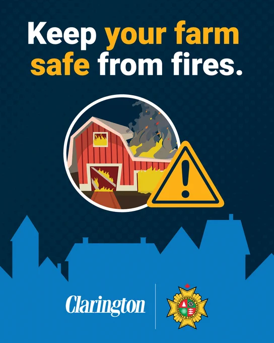 Keep your farm safe from fires.