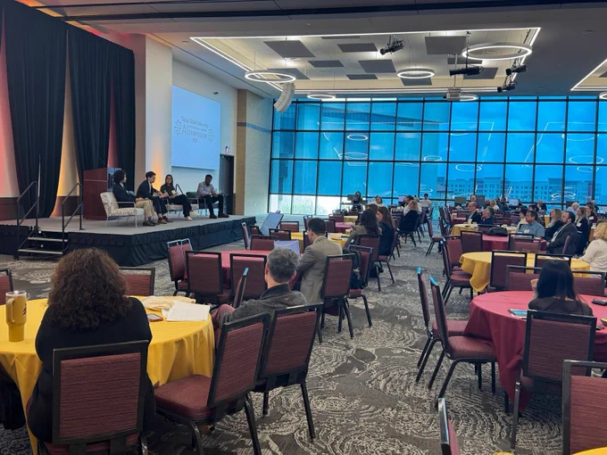 Great ideas and best practices were shared at the Texas State University AI Symposium in Teaching and Learning. Thanks to the Division of IT for hosting the event and inviting the Division of Research to participate!