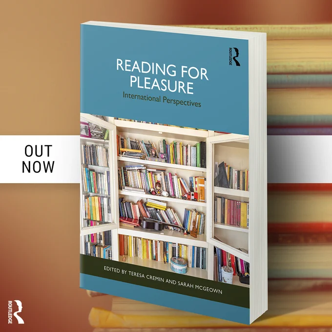 Graphic showing book cover with copy: Out Now