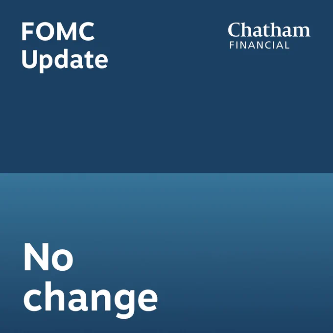 FOMC Update: No change