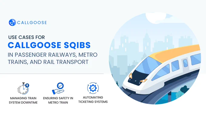 Use Cases for Callgoose SQIBS in Passenger Railways, Metro Trains, and Rail Transport