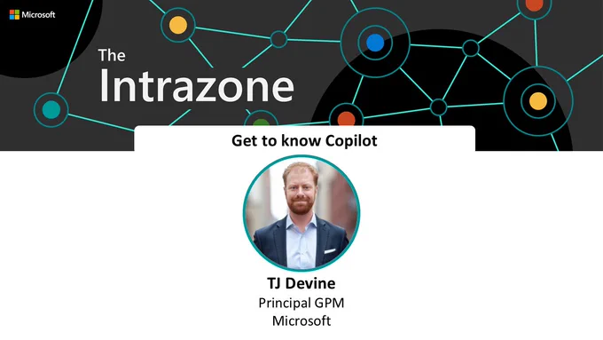There is so much to learn about Microsoft 365 Copilot, it helps to have someone translate Copilot into practical knowledge, tips, and tricks. We chat with TJ Devine, one of Microsoft's foremost experts in Copilot - to hear how it evolves AND how best to talk about it - to understand what you can do with AI in Microsoft 365. You'll hear TJ touch on key AI innovations, core integration touch points, customer journeys with Copilot adoption, some of his favorite tips when working with Copilot, and a glimpse into the future. Small note: TJ, Mark, and Chris recorded this themselves - their real voices - no AI augmentation, just pure AI education! 