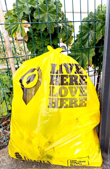Full bag of litter lifted today