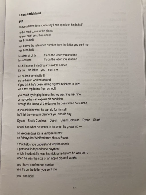 Photo of poem titled PIP