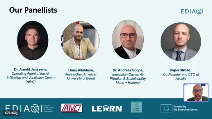 Panellists on EDIAQI and LEARN webinar