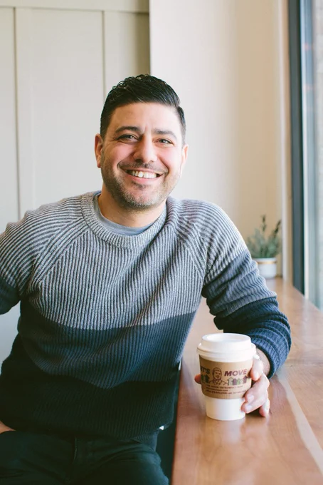 Image of Jason Ostrowsky at Backyard Beans Coffee Co.