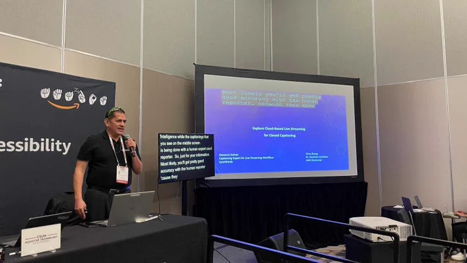 SyncWords presents its ultra-low latency live captioning & AI voice translations for live streams and broadcasts, powered by AI and proprietary Kobe Muxer. 