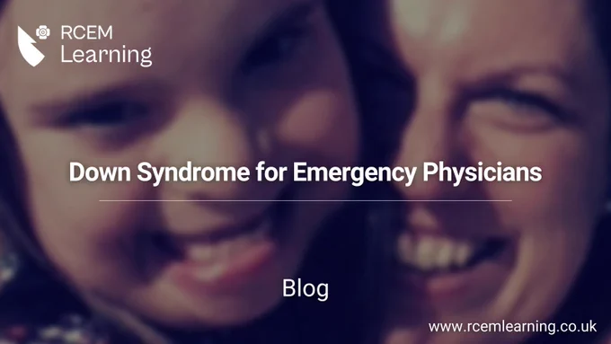UPDATE: For #WorldDownSyndromeDay, we've updated our #blog. 

Remember, don’t fall into the trap of thinking the symptoms and signs you’re faced with are due to the Down syndrome itself. 

https://www.rcemlearning.co.uk/foamed/syndrome-emergency-physicians/