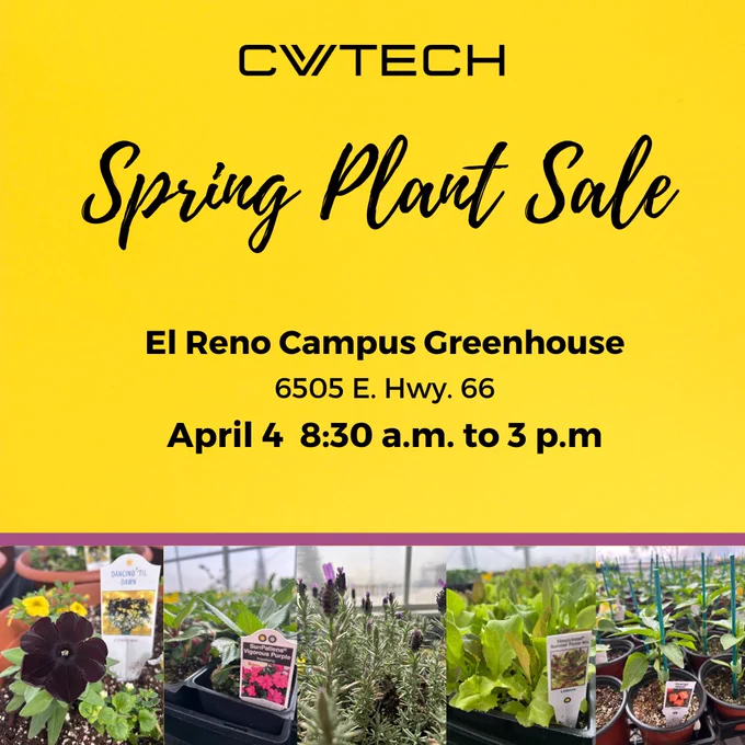 Our Service Careers Building & Grounds Annual Spring Plant Sale. April 4 from 8:30-3pm. 