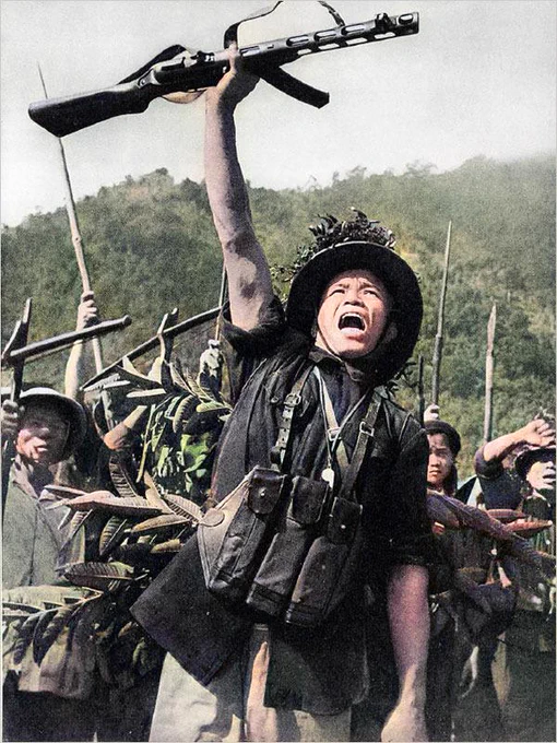Vietnamese Militiaman with a PPSh, pre-1967.