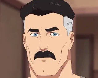 Omni Man from Season 1 of Invincible. He looks like he’s about to say “Are you sure?”