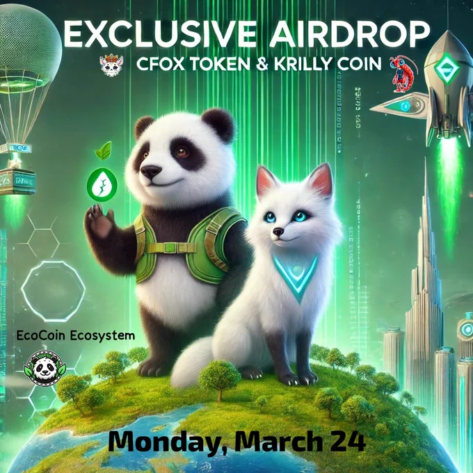 Exclusive AirDrop EcoCoin Ecosystem X Cfox Token 