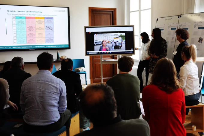 Atelier-forum des projets de simplification, lors de la journée des labs, au Lieu de la transformation publique