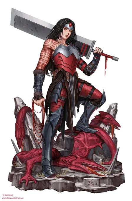 Absolute Wonder Woman #9 by me.
• Release Date: Jun 25, 2025

- Cover B InHyuk Lee Variant
- Cover E 1:50 InHyuk Lee Virgin Variant

I'm going to do the next Absolute cover.
What character would you like to see?

• Painting video: https://youtu.be/VssglhaQAc4?si=0n8C7S2Cigq3FVp5