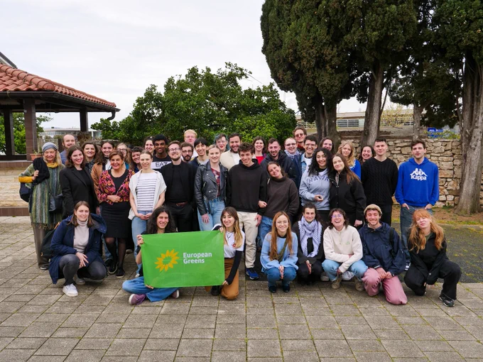 Vula Tsetsi, Jelena Milos & the Young Federation of European Greens