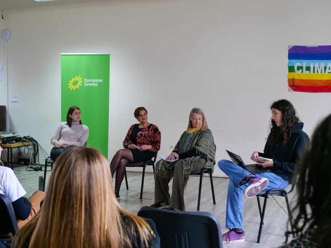 Vula Tsetsi at the European Green Social Justice Lab