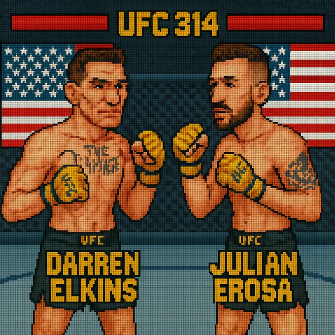 Darren Elkins vs Julian Erosa #UFC314 Stats Battle