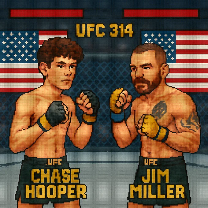 Chase Hooper vs Jim Miller #UFC314 Stats Battle