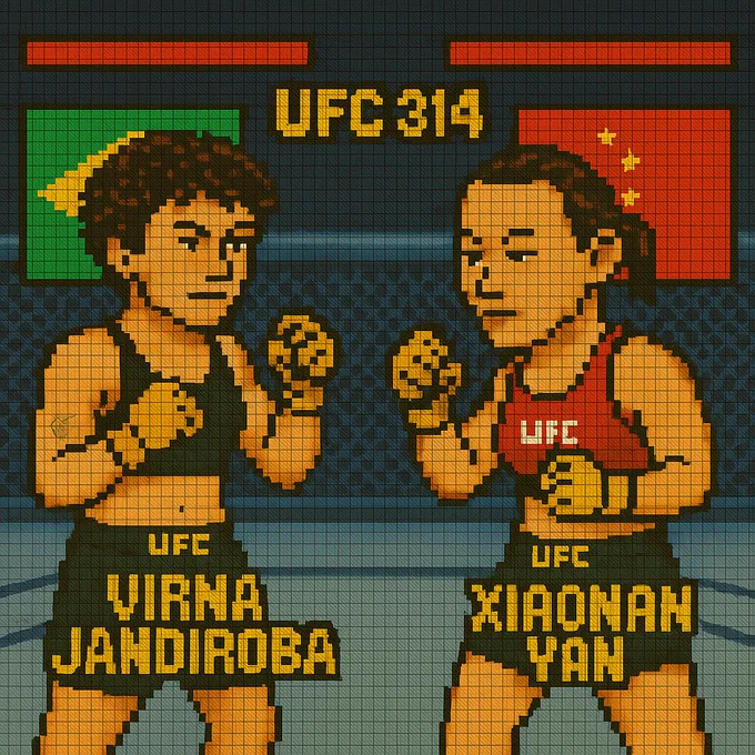 Virna Jandiroba vs Xiaonan Yan #UFC314 Stats Battle