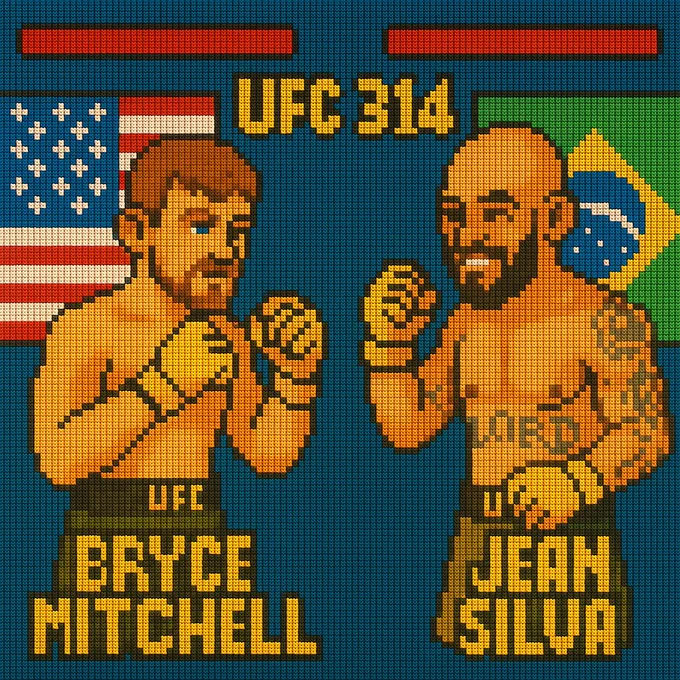 Bryce Mitchell vs Jean Silva #UFC314 Stats Battle