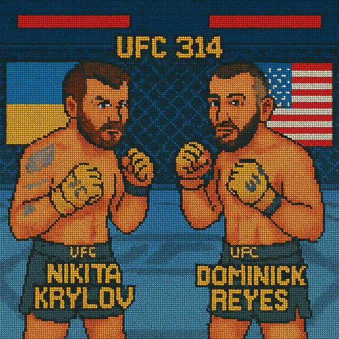 Nikita Krylov vs Dominick Reyes #UFC314 Stats Battle
