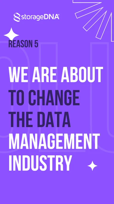 We’re redefining data management—and it starts at NAB 2025!
DNAfabric is on a mission to revolutionize how organizations handle their data, unlocking new efficiencies and smarter workflows. Be part of the change—visit Booth SL3305 to see what’s next in AI-driven data management. The future starts now!

#NAB2025 #StorageDNA #DNAfabric #DataRevolution #FutureOfData