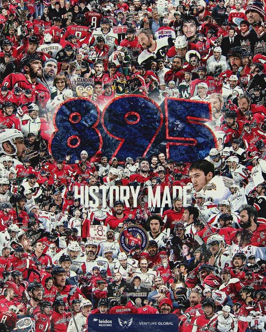 ALEX OVECHKIN HAS 895 CAREER GOALS!