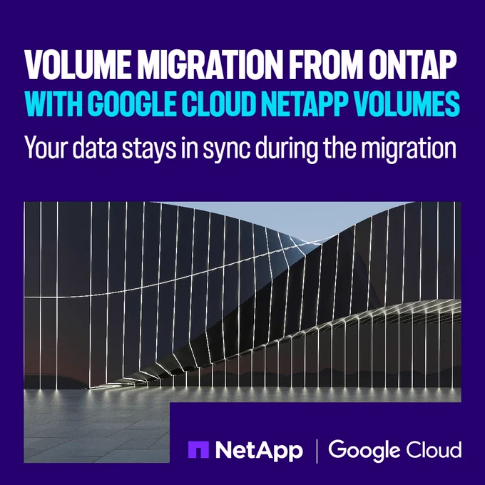 Google Cloud NetApp Volumes: Volume migration from ONTAP hosted volumes