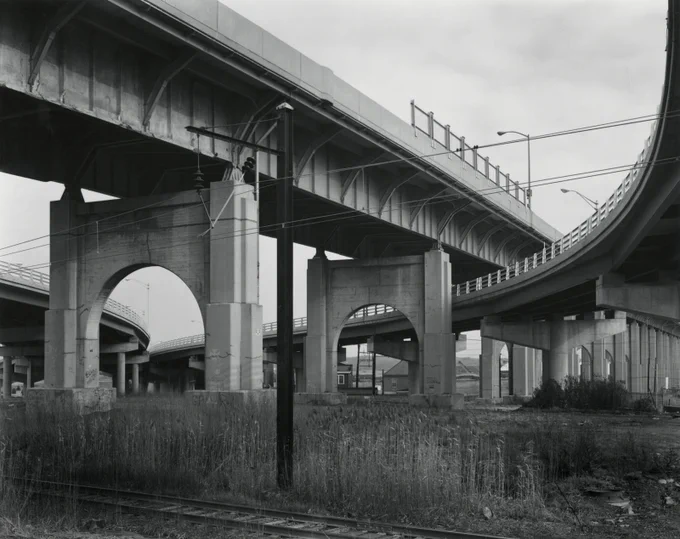 George Tice (American, 1938-2025)
Route #440 Overpass, Perth Amboy, 1973
1973