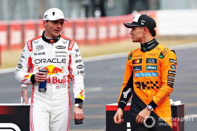 Max Verstappen et Lando Norris (Motorsport Images)