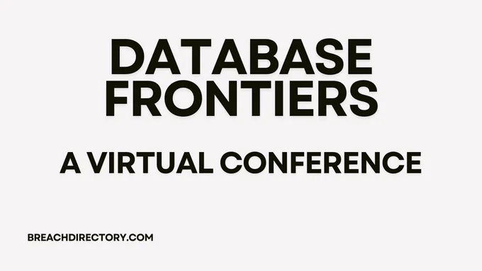 Database Frontiers Virtual Conference