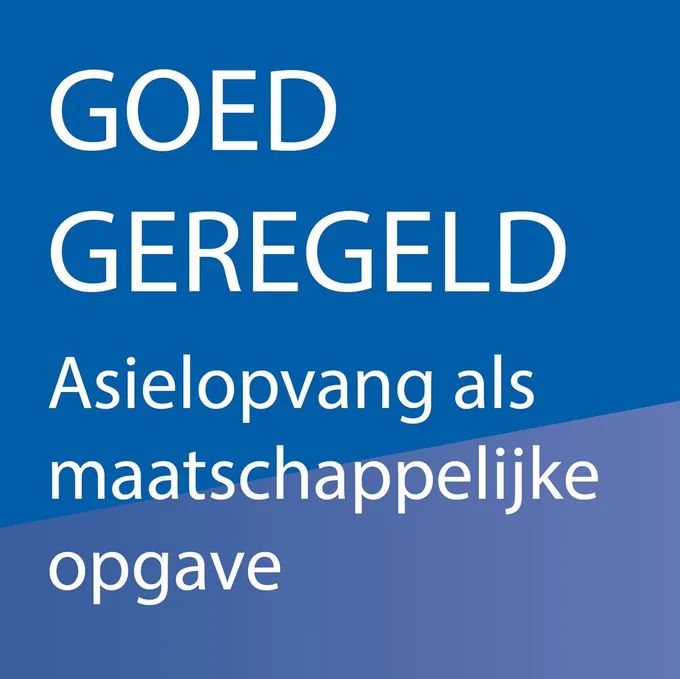 Voorkant advies met tekst: goed geregeld. asielopvang als maatschappelijke opgave