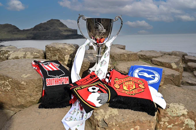 English Premier League giants Manchester United, Brighton & Hove Albion, Bournemouth and Southampton will headline an elite line-up in the Boys’ Premier Section of the 2025 Budget Energy SuperCupNI, taking place from Sunday 27th July to Friday 1st August.
