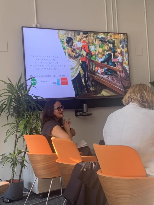 Arunima Datta presents at last night's event