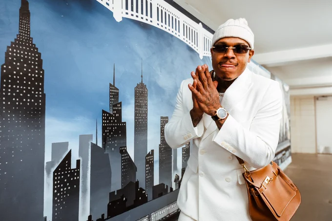 Marcus Stroman arrives to the stadium for opening day.