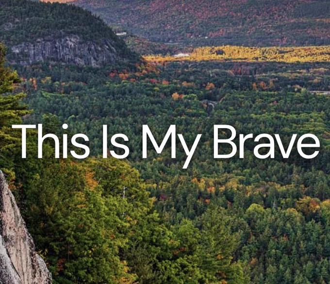 mountains with fall leaves