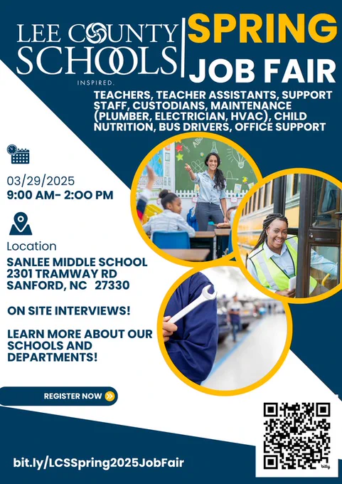 LCS Job Fair March 29 @ SanLee Middle