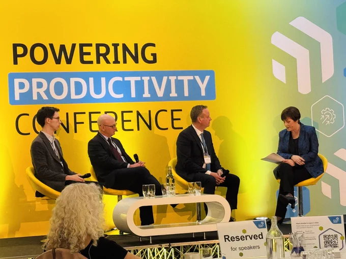 Panel discussion at the Powering Productivity Conference