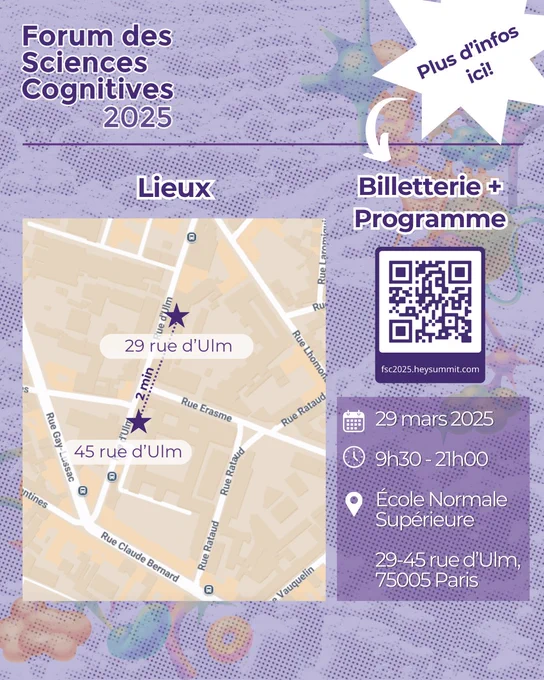 Plus d'informations et code QR de la billetterie. Toutes les informations sont sur le lien "FSC 2025 Billetterie" dans notre bio
