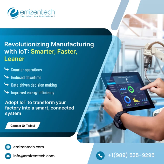 IoT in Manufacturing | EmizenTech