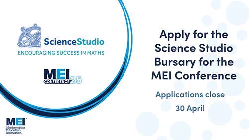 Apply for the Science Studio bursary for the MEI conference